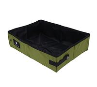 Portable Foldable Cat Litter Box | Travel Litter Bag for Cats up to 44 lbs | Compact Cat Toilet for Home/Car/Outdoor | Easy - Maintain Oxford Cloth (S(7.8x6.5x2.6cm/3.1x2.6x1in))