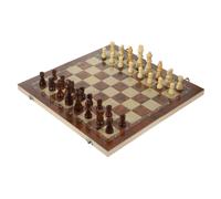 Portable Foldable Chess and Checkers Game Set for Kids and Adults, Multi-Functional Travel Toy for Family and School