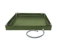 Portable Foldable Shower Floor - Camping Shower Base, Heavy Duty Non-Slip Bathing Mat | RV Camp Basin for Hiking Traveling Tent Climbing Indoor Backpacking Bathroom Beach Road Trip Outdoor Use