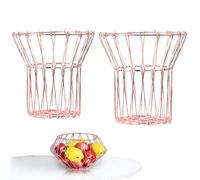 - Portable Folding Storage Bowl, Stylish Home Organizer Tray, Sturdy Open Wire Holder, Easy Carry Utility Design | Birthday Party Serving, Housewarming Decor, Living Room Display
