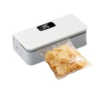 Portable Food Sealing Machine - Magnetic Back Clip Design, 6 Mode Heat Seal With Built-in Cutter | Snack Bag Resealer For Chips, Sandwich, Kitchen Storage, Travel, Home Use