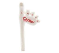 Portable Foot Straw, Handmade Ceramic Drink Tube, Reusable Creative Beverage Straw, Novelty Drinkware Accessory, for Fishing Tea Cold Drinks Picnic Outdoor Camping Home Party Whiskey Use