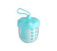 Portable Fruit Container - 600ml Leak-Proof Box With Removable Colander