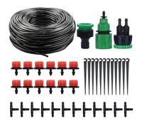Portable Garden Drip 10cm, Irrigation System Adjustable, with Sprinkler Hose Lightweight Quality Design Unit, Easy Install Gear, Versatile Watering System, for Plants and Lawn and Outdoor Use