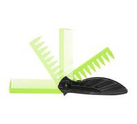 Portable Grooming Comb - Hair Styling Brush for Travel | Resin Material with Tooth Design, Foldable Pocket Hair Tool, Massage Scalp Comb for Gym Office Everyday