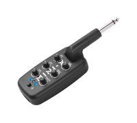 Portable guitar amp con BT, 9 tonos de simulación y 3 efectos espaciales para guitarra eléctrica, recargable, 5 horas de reproducción continua, para in-ear y over-ear headphones