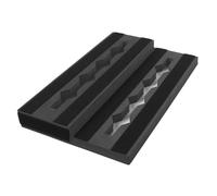 Portable Guitar Effect Pedal Board Professional Paso Diseño Efecto Efecto Nonslip Efecto Pista Fácil Usar