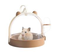Portable Hamster Cage, Small Animal Carrier, Outdoor Hamster Carrier, Ventilated Animal Cage, Hamster Travel Cage, Dwarf Hamster Carrier, Gerbil Transport Cage, Small Pet Carrier With Water Bottle, Li