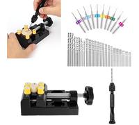 Portable Hand Drill Set, Miniature Drill Kit, Hobby Drill, Manual Drill Kit, Pin Drill 60 Pieces Portable Hand Drill Set for Miniature Drill, Resin Jewelry Drilling Tool