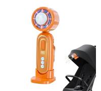 Portable Hand Held Fan Rechargeable Foldable Mini Travel Fan LED Display