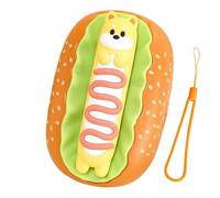 Portable Hand Warmer - 3 Level 2000mAh Rapid Heating Pocket Heater, Hot Dog Shaped Hand Heater for Commuting School Home Office Outdoor Camping Travel Winter Use