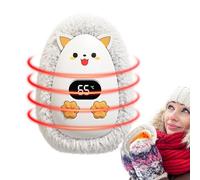 Portable Hand Warmer, Stuffed Animal Hand Warmer, Animal Shaped Heat Pack, Cute Animal Hand Warmer With Digital Display, 10.5x7.5x5.5cm/4.13x2.95x2.17 Inches for Outdoor