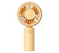 Portable Handheld Fan 3-Speed Quiet Personal USB Rechargeable Travel Fan