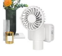 Portable Handheld Fan | Clamp-On Umbrella Fan Personal Air Cooler | Traveling Camping 3 Wind Speeds USB Charging Electronics for Home, Tent, Stroller, Computer Desk
