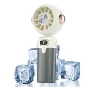 Portable Handheld Fan, Mini Cooling Fan, 3.15x1.77x6.89 Inches, Rechargeable Travel, Lightweight Personal Breeze Device for Outdoor, Camping, Beach, Car, Desk, Summer, Home, Living Room, Bedroom