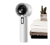 Portable Handheld Fan, recargable Pocket Fan, Personal Cooler with Digital Display, High-Speed Blower with 100 Velocidades ajustables 6,69 x 2,28 x 2,38 pulgadas, perfecto para exteriores.