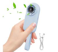Portable Handheld Fan - USB Rechargeable Mini Pocket Cooling Fan Display