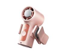 Portable Handheld Fan | USB Rechargeable Small Cooler,Adaptable Mount With LED Display And Removable Clip 360-Degree Rotation Handheld Portable Fan | For Stroller Cruise Vacation Sports Concert