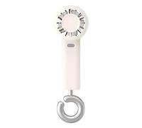 Portable Handheld Mini Fan - Built-In Hook Clip | Three-Speed Rechargeable