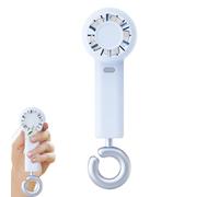 Portable Handheld Mini Fan - Built-In Hook Clip | Three-Speed Rechargeable