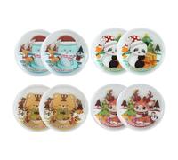 Portable Handwarmers,8 Pieces 9.5cmx9.5cm Comfortable Heater with Cute Animal, Travel-Friendly Outdoor Click Heat Packs | For Friends Adults Men Women Outdoor Travel Commute Camping