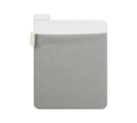 Portable Hard Drive Sleeve for Laptop Adhesive Stick On Reusable External Drive Case Travel Pouch Gray
