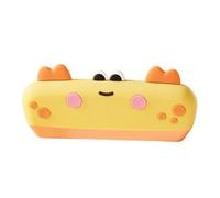 Portable Harmonica, Cartoon Harmonica, 6.69x2.36 Inches Washable Toddler Music Instrument Blow Toy, Breath Control Training Tool, Ideal for Early Education Dorm Travel School