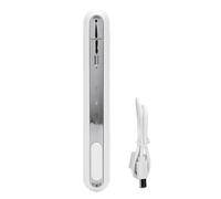 Portable Heated Pen, 3S Fast Heating Heat Pen Multipurpose Portable Food Bag Heat Sealer Pen for Cards Erasing Thermal Printing Paper Thermal Transfer Projects (White)
