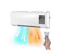 Portable Heater And Air Conditioner Combo Wall Mounted Desktop 2in1 Electric Heater Air Conditioner for Household Bedroom Heating And Cooling with Tim