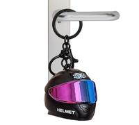 Portable Helmet Keychain Mini LED Handbag Ornament Backpack Charm | Travel Accessory for Riders Travelers Collectors Women Men Daily Commute Birthday Holiday Vacation Camping
