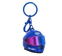 Portable Helmet Keychain Mini LED Handbag Ornament Backpack Charm | Travel Accessory for Riders Travelers Collectors Women Men Daily Commute Birthday Holiday Vacation Camping