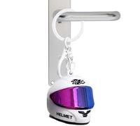 Portable Helmet Keychain Mini LED Handbag Ornament Backpack Charm | Travel Accessory for Riders Travelers Collectors Women Men Daily Commute Birthday Holiday Vacation Camping