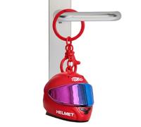 Portable Helmet Keychain Mini LED Handbag Ornament Backpack Charm | Travel Accessory for Riders Travelers Collectors Women Men Daily Commute Birthday Holiday Vacation Camping