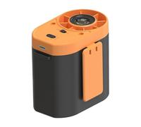 Portable Hip Fan, Rechargeable Waist Cooler, 4 Inch Device with LED Light, Clip Fan, Hands-Free Outdoor Design, Personal Cooling for Summer Travel Hiking Fishing