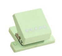 Portable Hole Puncher - Handheld Punch Tool, Badge Cutter with Easy Punching Effectively, Craft Accessory, Office Tool, Punching Helper for Planner Notebook Cards Photo Album Envelope Letter