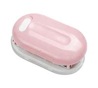 Portable Hole Puncher, Lightweight Binding Tool, 3 Hole Punch with Adjustable Guide, Metal Puncher with Smooth Handle, Office Stationery Compact Design, Paper Supplies for Indoor Home School