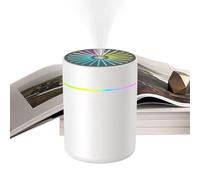 Portable Humidifier - 0.5L Small Desk Mist Dispenser for Home and Office | Auto-Off Timer, Lasting Filter, Quiet Ultrasonic Diffuser for Nursery Bathroom Hotel and Kids Room