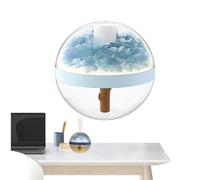 Portable Humidifiers for Travel, Personal Humidifier, USB Rechargeable Night Light Flower, 270ml Capacity Air Purifier for Bedroom, Plants, Living Room, Car, Hotel, Quiet Mist Diffuser