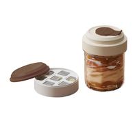 Portable Ice Cup, Ice Making Cup, Press Reusable Mold with Lid, Compact Cooling Juice Drinks, Chilled Home Cafe for Whiskey, Versatile Sports Picnic Office Cocktail Coffee Gear Usage