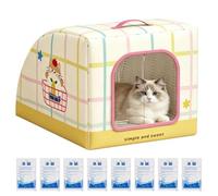 Portable Insulated Cat House Cooling Shelter For Indoor Outdoor Pets