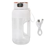 Portable Juicer 1200ml, Mini Travel Blender USB Rechargeable 150W (Blanca)