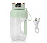 Portable Juicer 1200ml, Mini Travel Blender USB Rechargeable 150W (Verde)