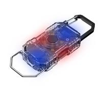 Portable Keychain Torch - Rechargeable LED Light with 6 Modes, Lightweight Bright Pocket Flashlight with Sturdy Clip, Functional Mini Lantern, Ideal for Outdoor Adventures Nighttime Safety Home Campin