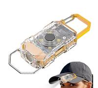 Portable Keychain Torch - Rechargeable LED Light with 6 Modes, Lightweight Bright Pocket Flashlight with Sturdy Clip, Functional Mini Lantern, Ideal for Outdoor Adventures Nighttime Safety Home Campin