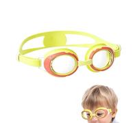 Portable Kids Swim Goggles, Anti Fog Silicone 18.9cm, Adjustable Pool Glasses, Lightweight Quality Design Unit, Easy Wear Gear, Water Sports Eye Protection, for Beach Pool Swimming Outdoor Uses