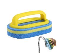 Portable Kitchen Sponge - Ergonomic Bath Cleaning Sponge ¦ Odor Resistant Scouring Pad with Rust Free Use, Bathroom Tile Cleaner with Shower, Sink Scrubber, Bathtub SPA Scrubber for Bathroom