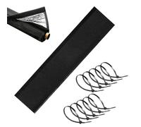 Portable Line Sleeve, Weatherproof Insulation Shield, 78.74x10.63 Inches Wrap with Fastener, Sturdy Oxford Aluminum Foil, Thermal Cover with Reflective Style, Protective Duct for Indoor & Garde