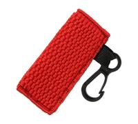 Portable Lipstick Holder Keychain, Lip Balm And Lip Oil Protective Case With Keyring, Travel-Friendly Lipstick Cover, Ideal For Girls, Practical Lipstick Holder For Home And On-the-Go, rojo,