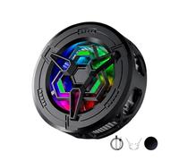 Portable Magnetic Phone Fan Cooler - USB Powered Low Noise Cooling Accessory, Device Temperature Control | For Streaming Charging Travel Office Home Outdoor Use, Mobile Cooler, Phone Fan