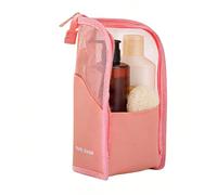 Portable Makeup Brush Organizer - Multi-Purpose Toiletry, Lightweight Standing Travel Bag for Women, Beauty Storage for Home, Vanity, Hotel, Outdoor Trips, Luggage, Brushes, Pencils, and Skincare